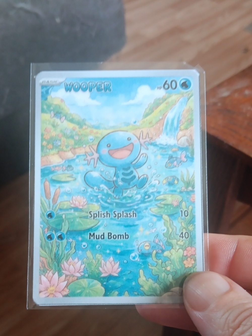 Wooper Card - Blue Collector Card